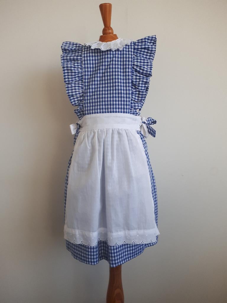 Ot en Sien Jurkje Blauw/wit maat 116/122 verzenden, Kinderen en Baby's, Carnavalskleding en Verkleedspullen, Verzenden, Nieuw