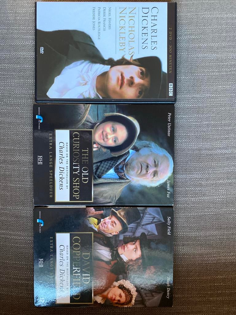Charles Dickens dvd’s- Nicholas Nickleby, Curiosity Sh, Alle leeftijden, Ophalen of Verzenden, Zo goed als nieuw, Drama