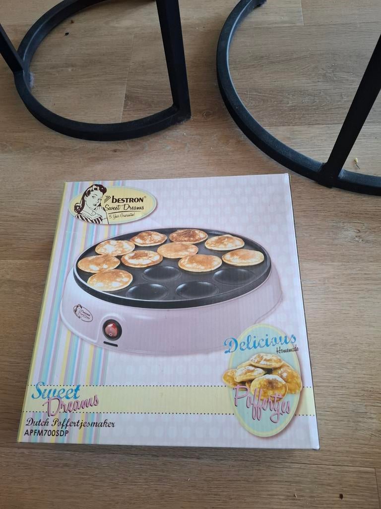 Poffertjespan - Perfect voor heerlijke poffertjes!, Ophalen of Verzenden, Uitneembare platen, Gebruikt