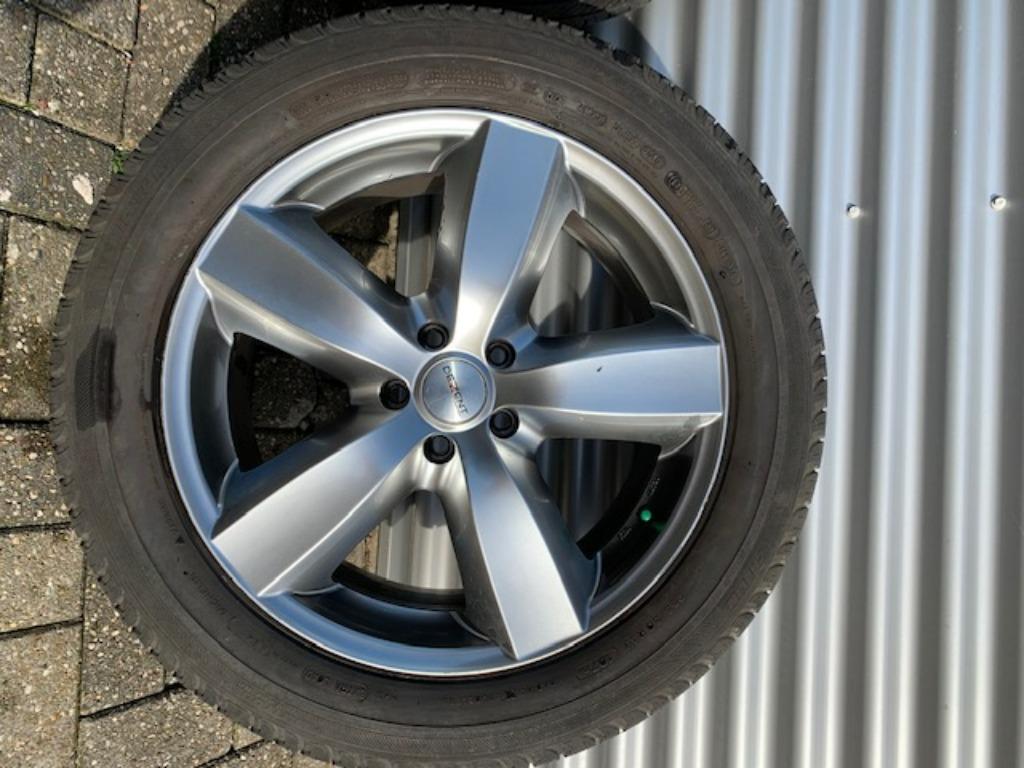 4x Michelin zomerband met Dezent M velg 255/50 R19, Auto-onderdelen, Banden en Velgen, Gebruikt, 255 mm, Banden en Velgen, Zomerbanden