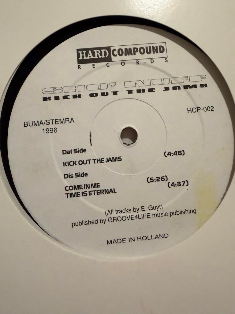Sho’ Enuff - Gabber Vinyl Happy - Kick Out The Jams, Gebruikt, Single, Dance, Ophalen of Verzenden