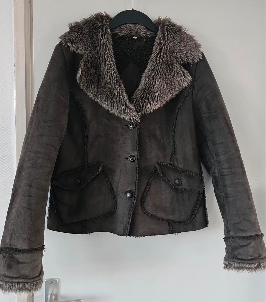 Mooie nieuwe suedelook winterjas miss etam maat S, Kleding | Dames, Jassen | Winter, Maat 38/40 (M), Nieuw, Ophalen of Verzenden
