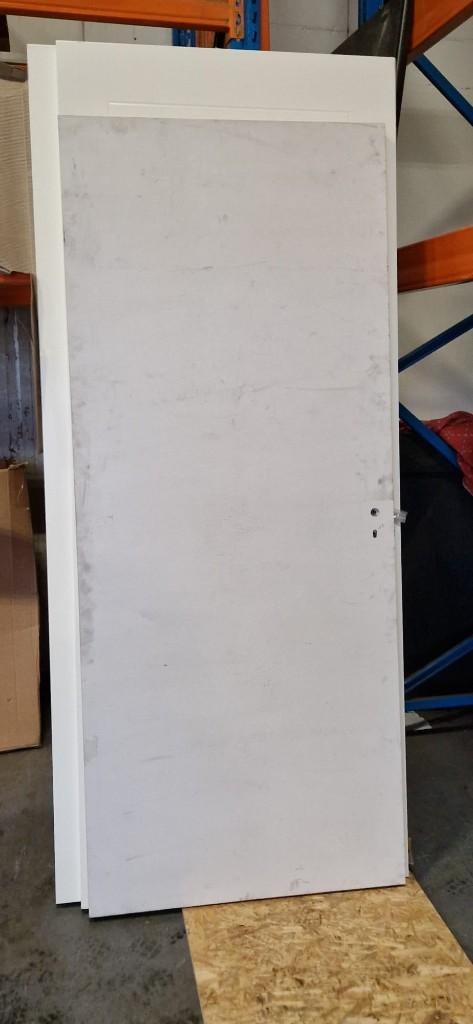 Svedex binnendeur stomp 88 x 211,5 incl. slotmechanisme, Ophalen, 80 tot 100 cm, Binnendeur, Zo goed als nieuw