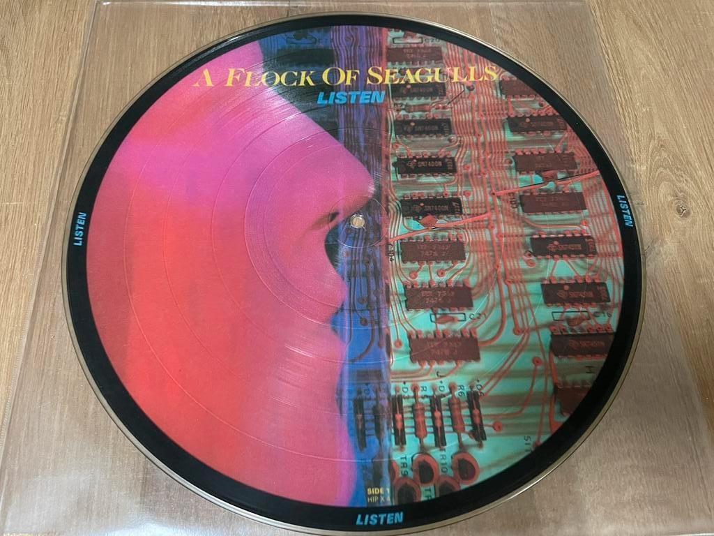 A Flock of Seagulls- Listen Picture Disc, Cd's en Dvd's, Vinyl | Pop, Ophalen of Verzenden, Zo goed als nieuw, 12 inch