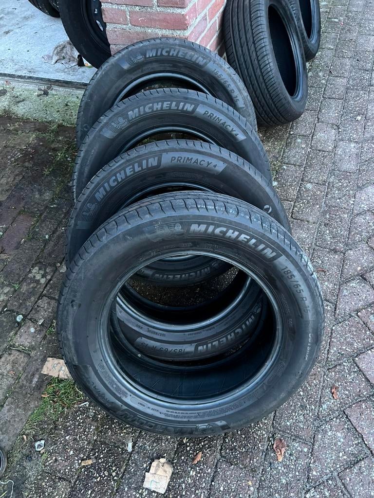 Michelin 1856515 185 65 15 Vredestein 2055016 Maxxis 1656014, Auto-onderdelen, Banden en Velgen, Gebruikt, 15 inch, Band(en), Personenwagen