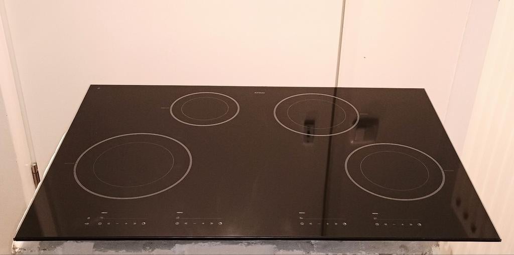 Atag inbouw inductie kookplaat 77 cm Model HI7271M SIVK7ATA, Verzenden, ., 4 kookzones, Zo goed als nieuw