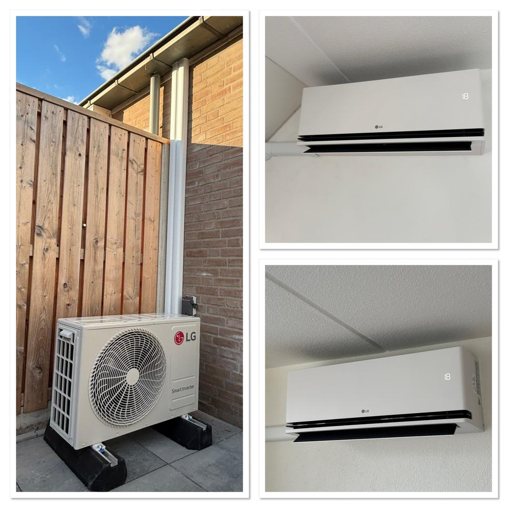 Airco Montage/Onderhoud/Reparatie/In bedrijf stelling, Ophalen, Koelen en Ontvochtigen, Minder dan 60 m³, Timer