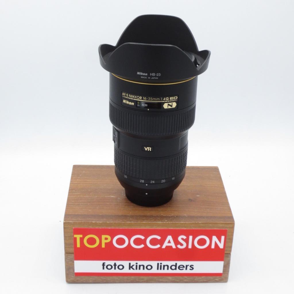 OCCASION: Nikon 16-35mm F4 VR G ED i.z.g.s., Ophalen of Verzenden, Gebruikt, Groothoeklens, Zoom