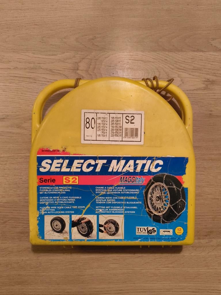 Sneeuwkettingen Maggi (Groep 80) - o.a. 195/65 R15 en 205/50, Ophalen, Gebruikt