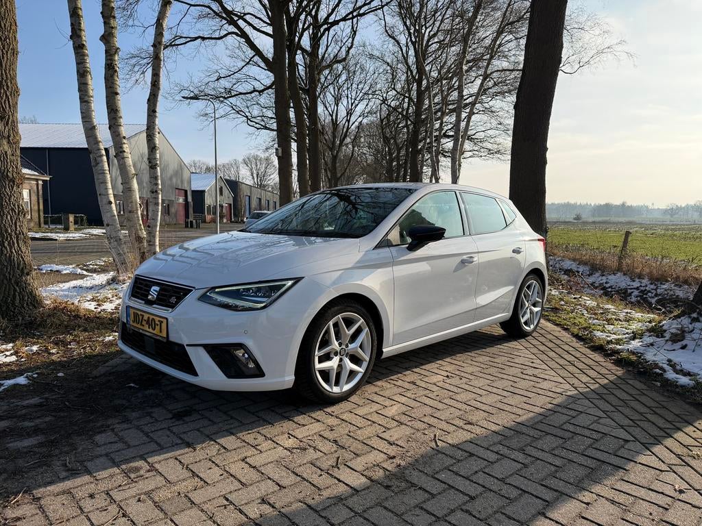 Seat Ibiza 1.0 TSI 115pk Dsg-7 2018 Wit Led/Autm/camera, Auto's, Seat, Zwart, 580 kg, 1064 kg, Bedrijf