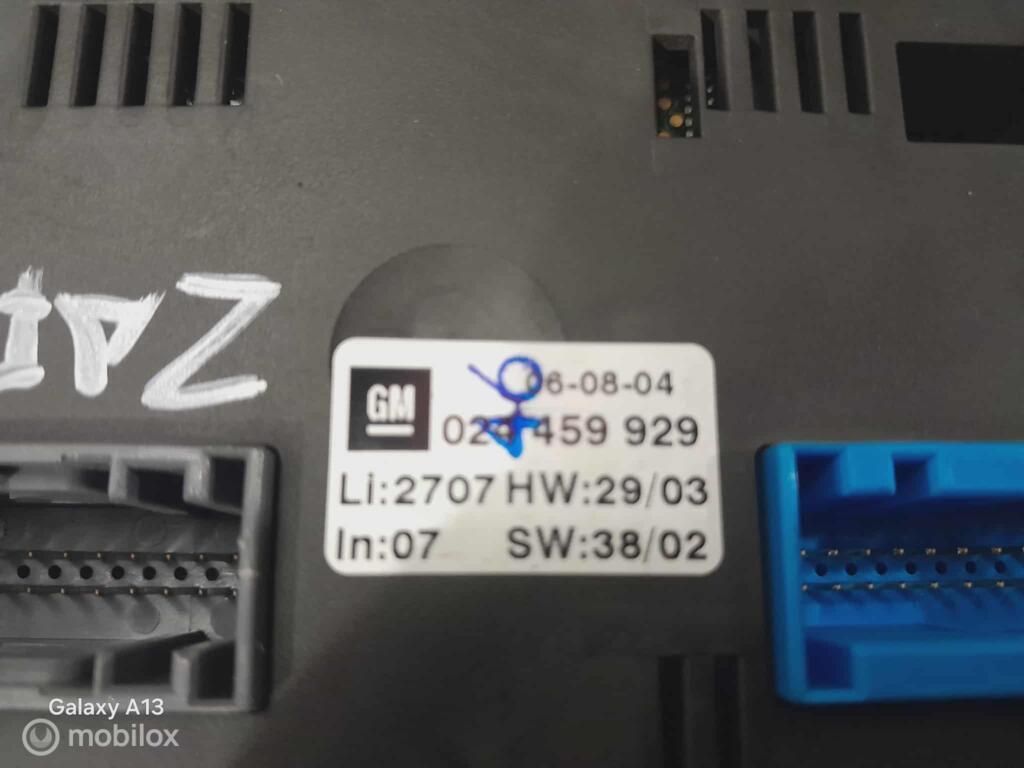 Climatecontroldisplay Opel Zafira 24459929, Auto-onderdelen, Dashboard en Schakelaars, Gebruikt, Ophalen of Verzenden