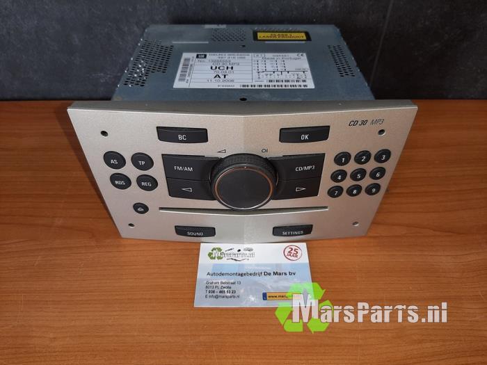 Radio CD Speler van een Opel Astra, Gebruikt, -, -, Opel