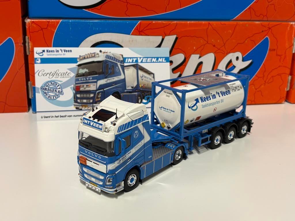 Tekno Intveen, Hobby en Vrije tijd, Modelauto's | 1:50, Ophalen of Verzenden, Zo goed als nieuw, Bus of Vrachtwagen, Tekno