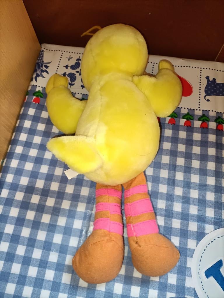 Neef Jan knuffel gele pino Big Bird 35 cm groot, Ophalen of Verzenden, Zo goed als nieuw, Overige typen