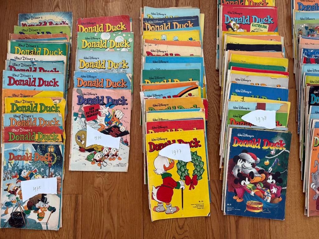 Div Donald Duck’s meerdere jaartallen 1975 tm 1984, Boeken, Meerdere comics, Ophalen of Verzenden, Gelezen, Europa