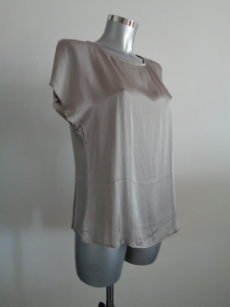 Giulia e Tu viscose rayon blouse, maat 40 nieuw met kaartje., Ophalen of Verzenden, Nieuw, Maat 38/40 (M), Grijs