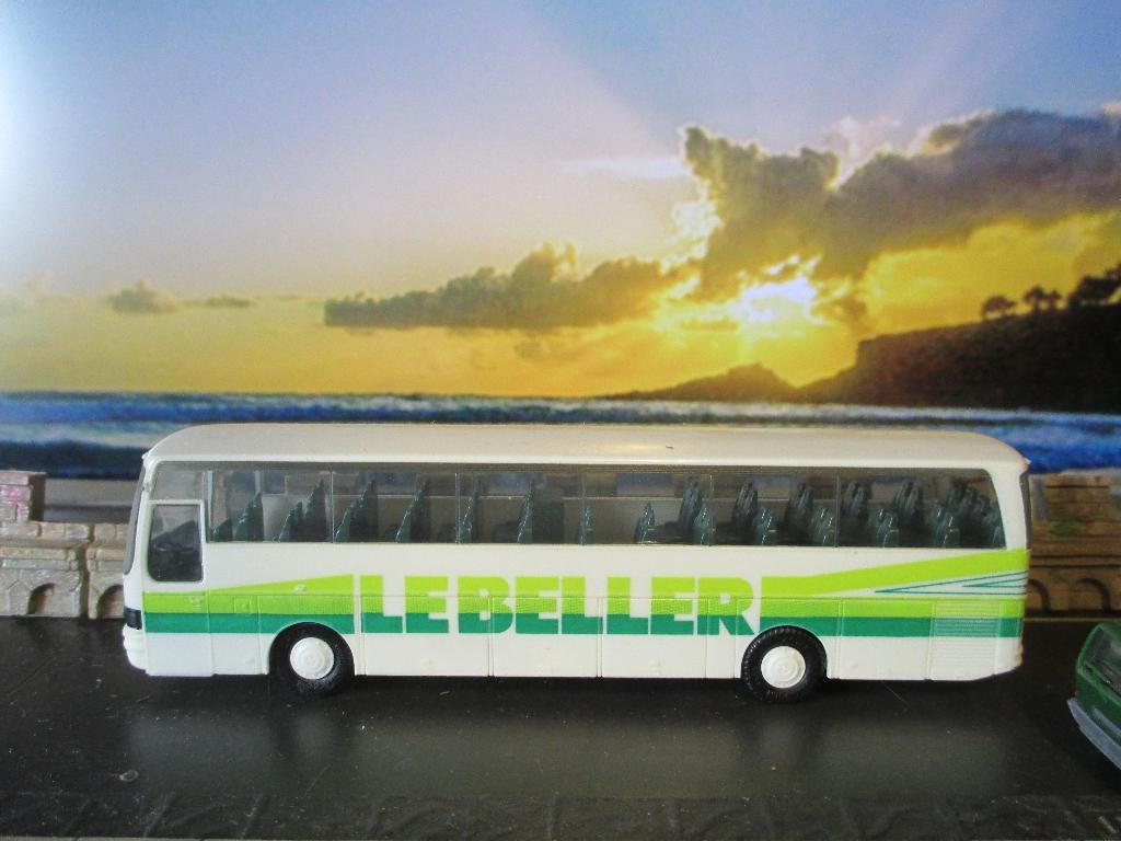Kässbohrer Setra SG 215 HD touringcar - Herpa Le Beller, Ophalen of Verzenden, Gebruikt, Bus of Vrachtwagen, Herpa