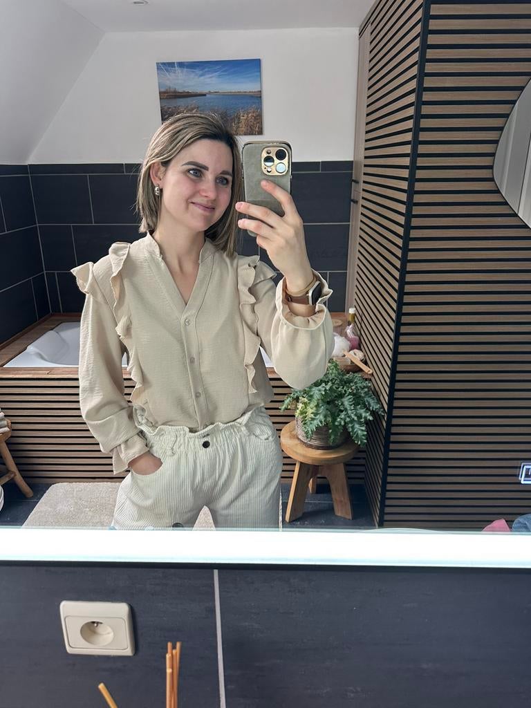 Blouse met franjes, Ophalen of Verzenden, Zo goed als nieuw, Maat 38/40 (M)