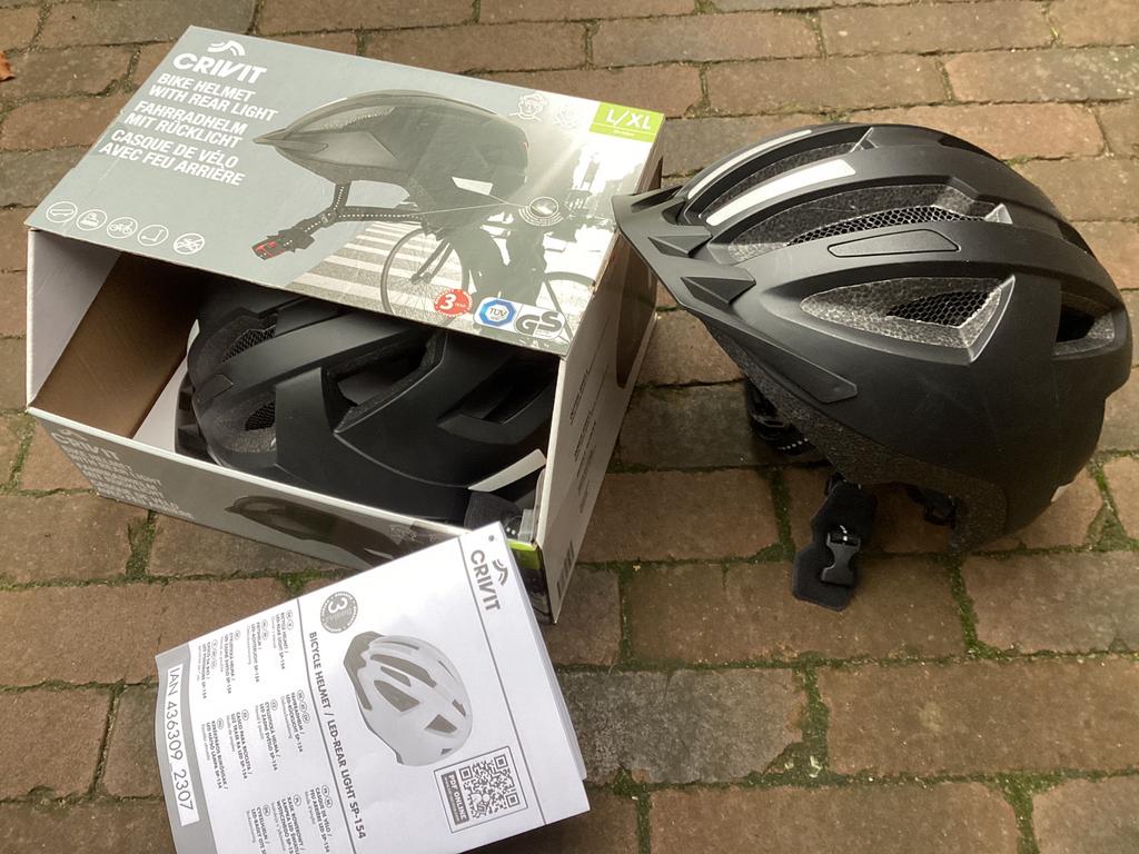 Crivit fietshelm, Fietsen en Brommers, Ophalen of Verzenden, Zo goed als nieuw, L, Heer of Dame