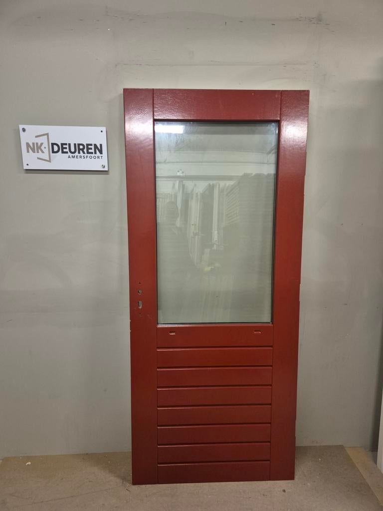 Top kwaliteit ALBO buitendeur (87x200,5) Ongebuikt, Ophalen, 200 tot 215 cm, Glas, Buitendeur