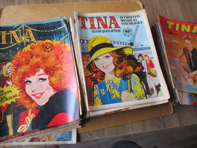 adv7490 tina 132 nummers, Eén stripboek, Ophalen, Gelezen