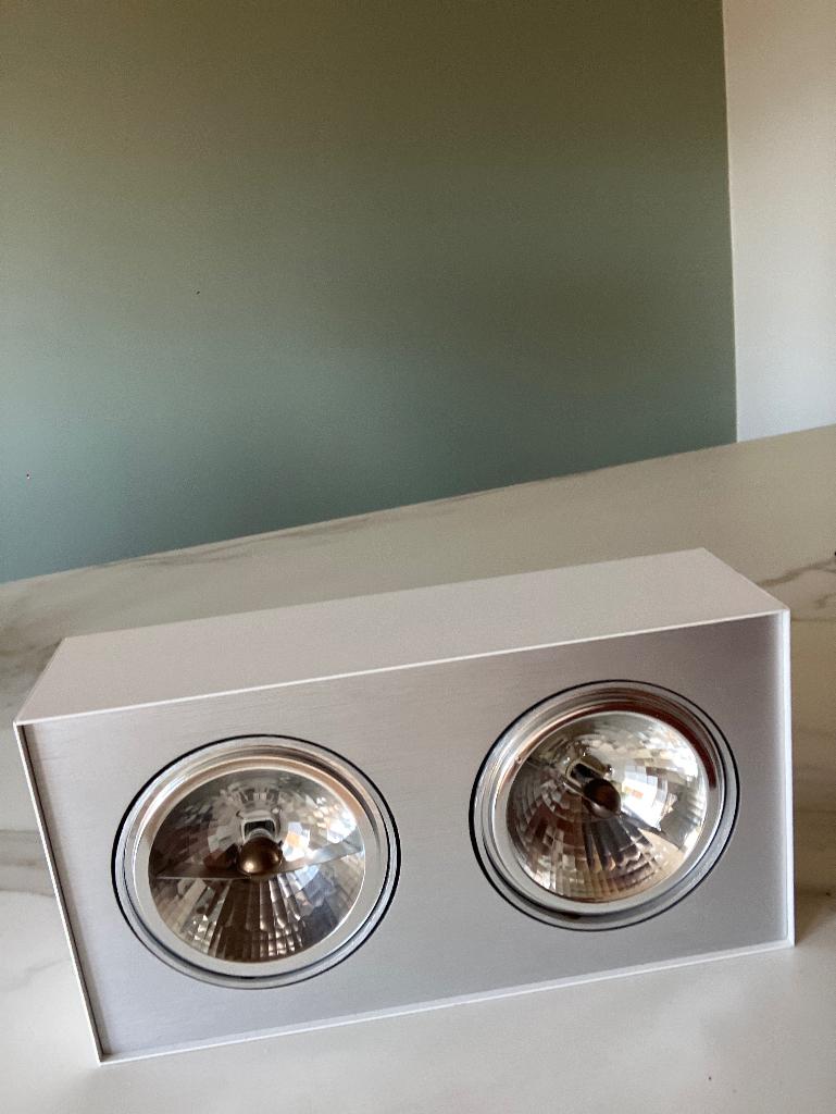 Philips lirio design spots bloq, Gebruikt, Metaal of Aluminium, Ophalen of Verzenden, Design modern