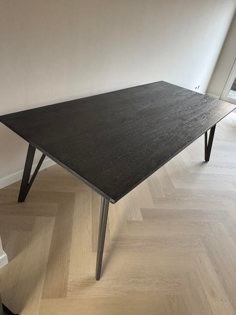 Henders & Hazel eettafel Montpellier 220x100 cm, Ophalen, 200 cm of meer, 50 tot 100 cm, Zo goed als nieuw
