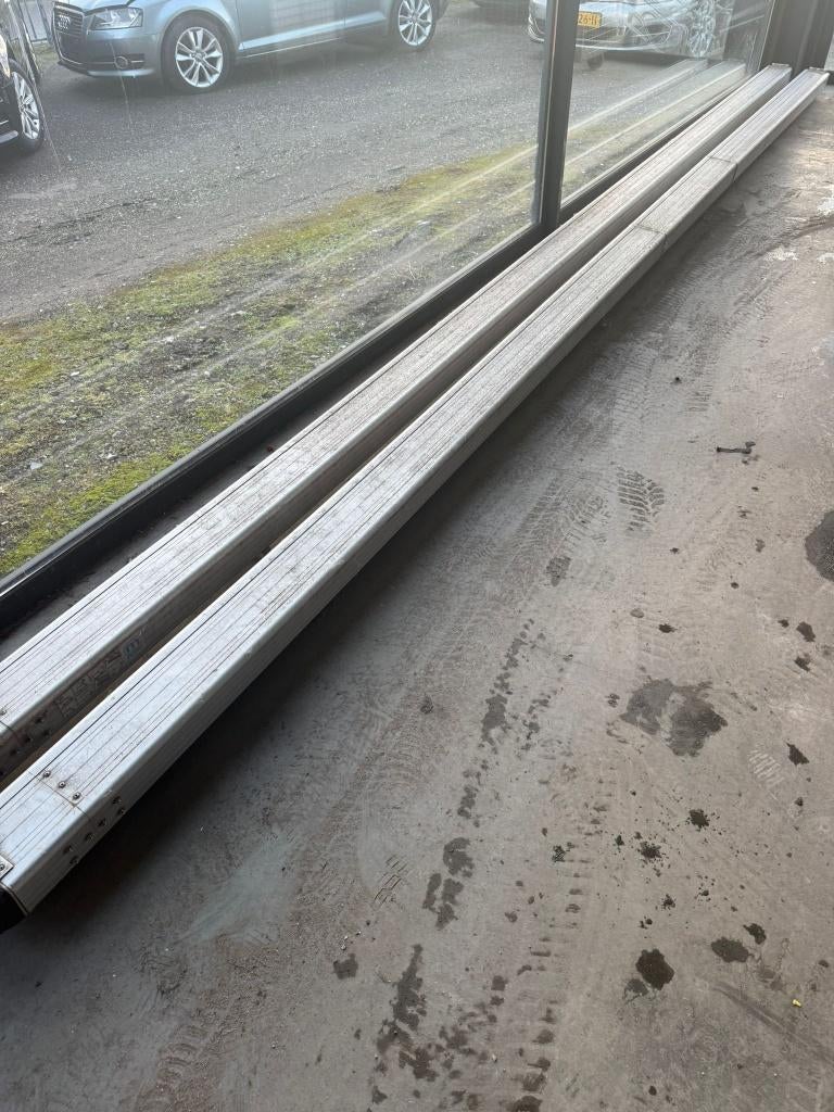 2x Aluminium buizenkoker / dak drager MTube 6 meter, Auto diversen, Auto-accessoires, Gebruikt, Ophalen