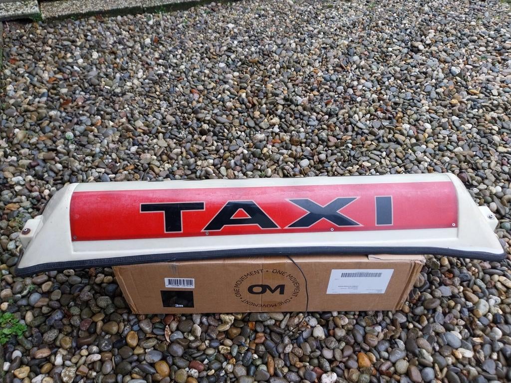 vintage taxibalk, Ophalen of Verzenden, Gebruikt