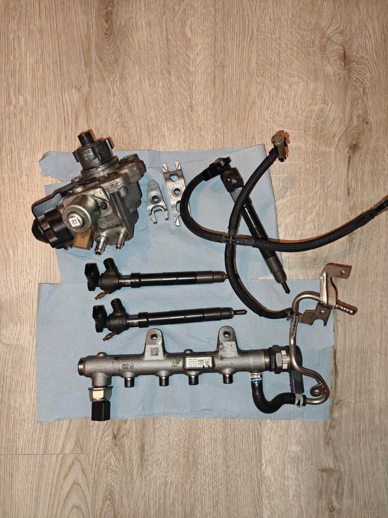 Brandstofsysteem VW Polo 1.4 TDI CUSB – Injectoren + Hogedru, Ophalen of Verzenden, Gebruikt