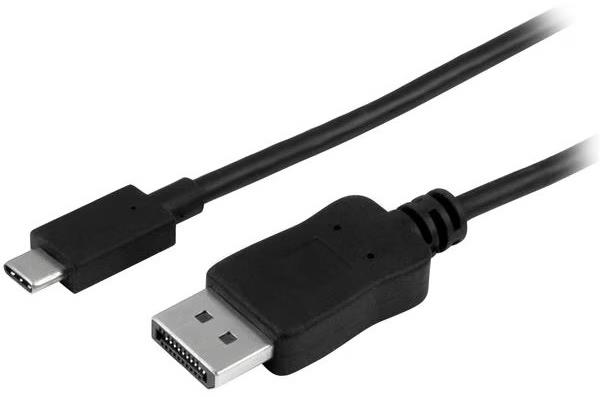 2x Startech USB-C naar DisplayPort adapter kabel 1,8 m, Verzenden, Zo goed als nieuw