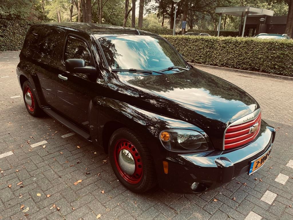 Unieke oldschool chevrolet panelvan + nwe apk tot 2 aug 27, Auto's, Automaat, Overige carrosserieën, Zwart, Leder