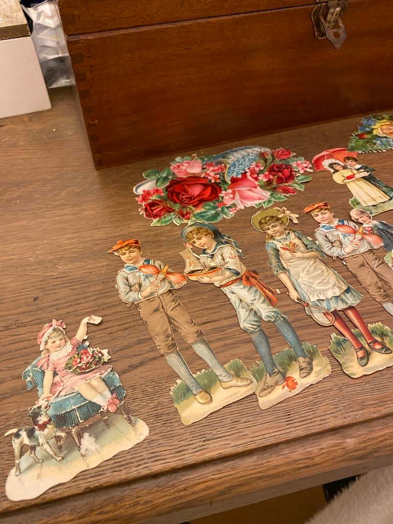 Vintage Poezie  plaatjes, Ophalen of Verzenden