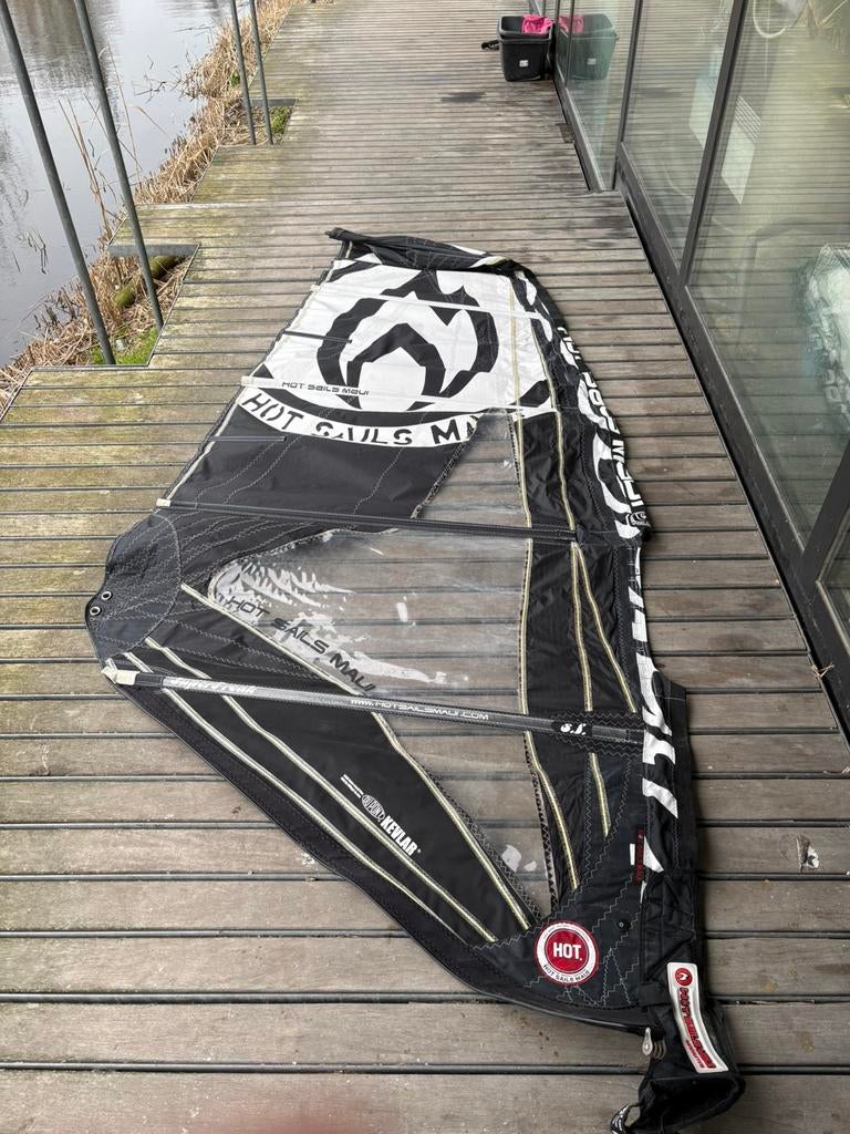 Hotsails Superfreak 3.7, Watersport en Boten, Ophalen of Verzenden, Zo goed als nieuw, Zeil