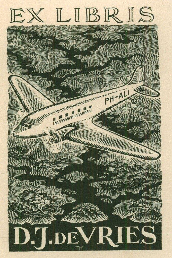 3209 Ex Libris Nederland : Thijs Mauve, 1941, Verzenden