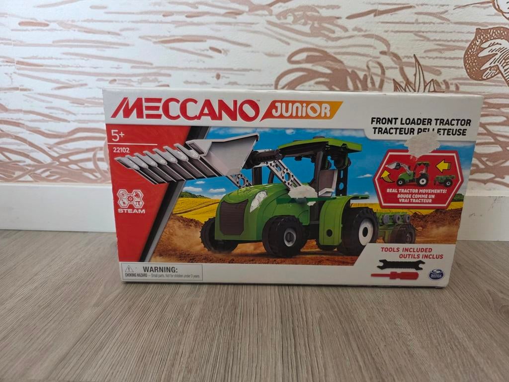 Meccano Junior 22102 Tractor - Nieuw in doos, Ophalen of Verzenden, Nieuw, Complete set, Lego
