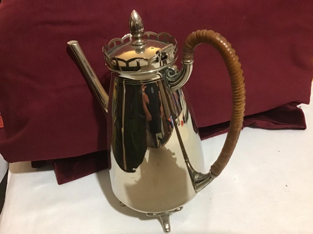 Verzilverde koffiekan, Ophalen of Verzenden