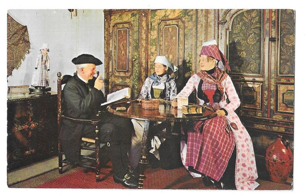 AK Friesland - Hindelooper Klederdracht, Verzenden, 1960 tot 1980, Ongelopen, Klederdracht