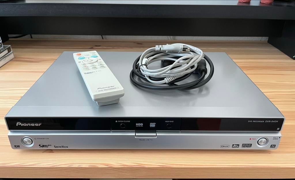 Pioneer DVR-540H DVD Recorder met HDD, Ophalen, Gebruikt, Harddiskrecorder, Met dvd-recorder