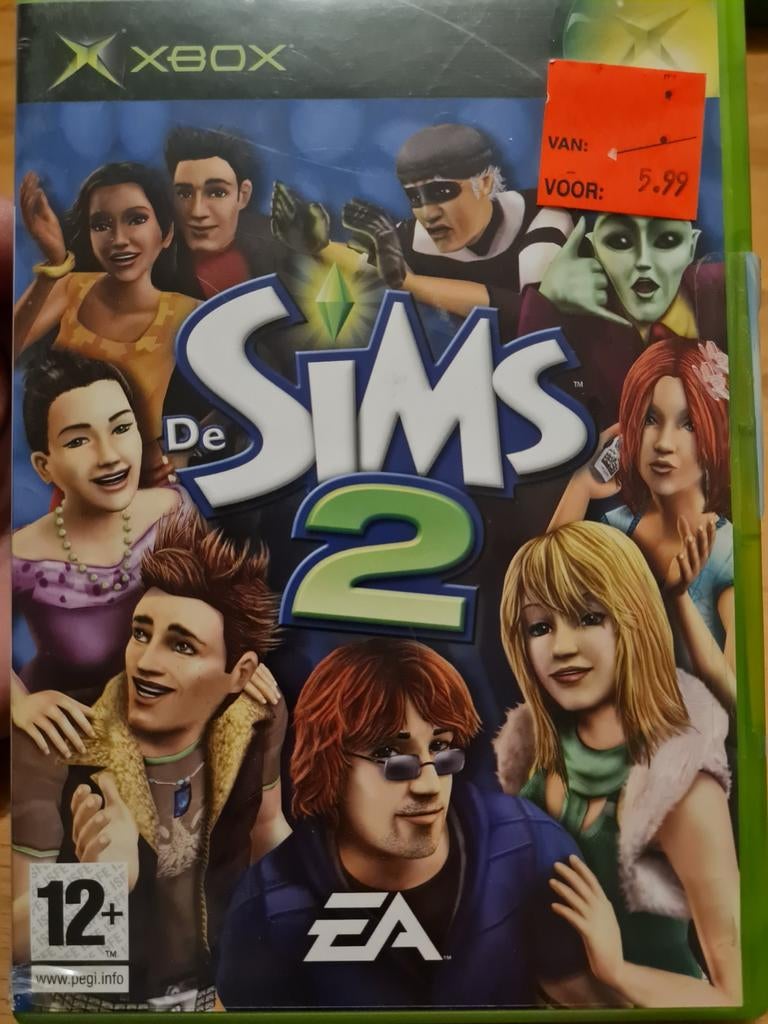 Xbox de sims 2 en The Incredibles, Spelcomputers en Games, Games | Xbox Original, Gebruikt, Avontuur en Actie, 2 spelers, Vanaf 3 jaar