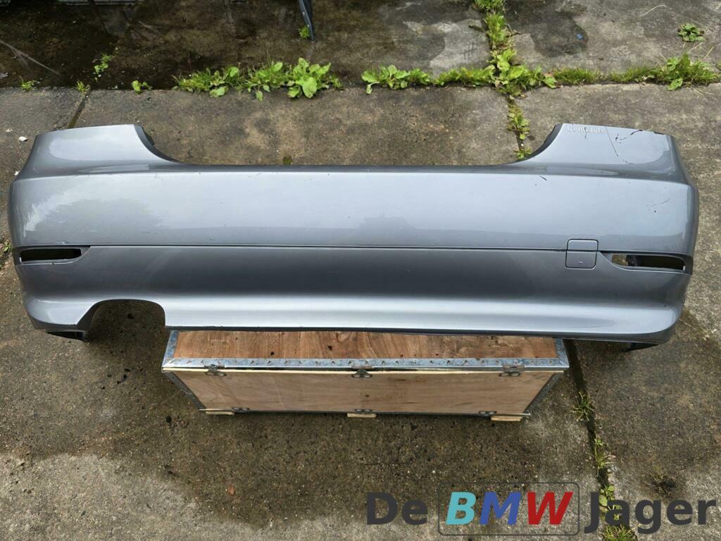 Achterbumper grijs BMW 5-serie E60 51120149317, Gebruikt, Ophalen of Verzenden, Achter, Bumper