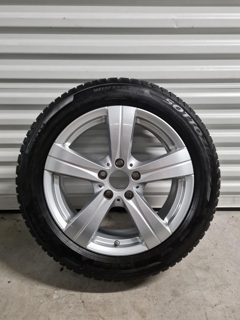 17' Mercedes C-Klasse W206 S206 winterbanden Origineel, Ophalen, Banden en Velgen, 17 inch, Winterbanden