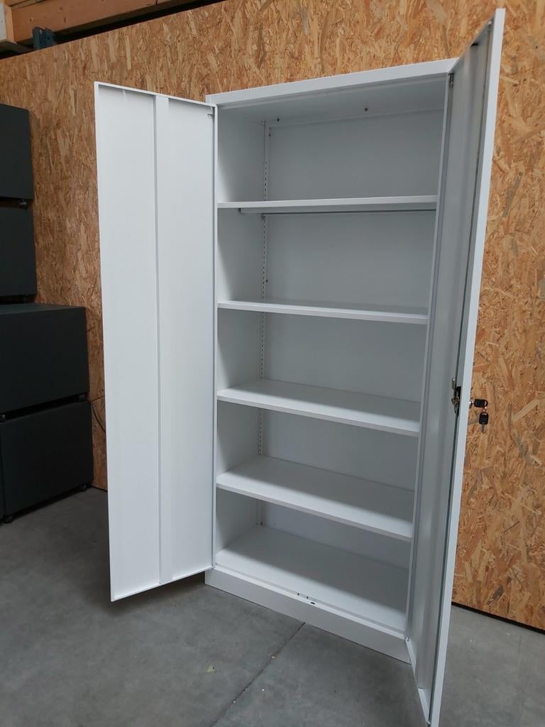 Metalen magazijnkasten gereedschapkast 2-deurs vanaf 125,00, Ophalen, Nieuw, 50 tot 100 cm, Metaal