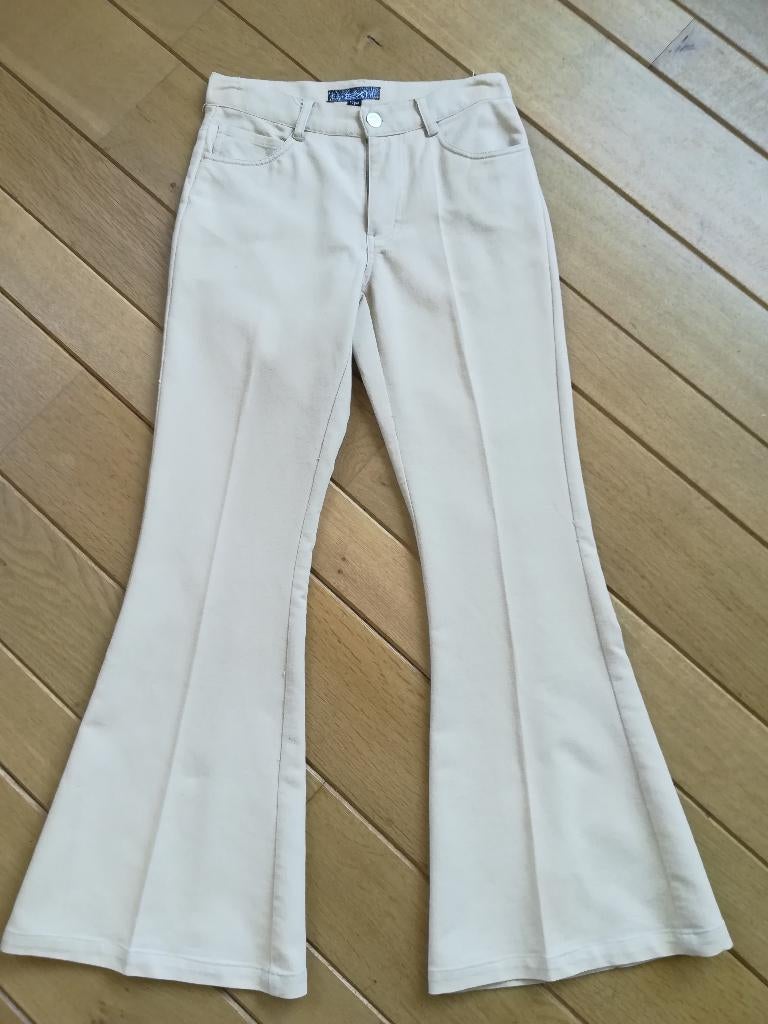 EXIT broek zand flared pijpen CORI JR PANTS maat 152 - nieuw, Broek, Meisje, Nieuw, Ophalen of Verzenden