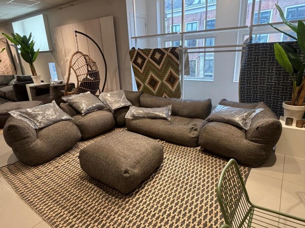 EXCLUSIEVE DEMO LOUNGE TUINSETS – MAYA LIVING, Ophalen, Bank, 6 zitplaatsen, Teakhout