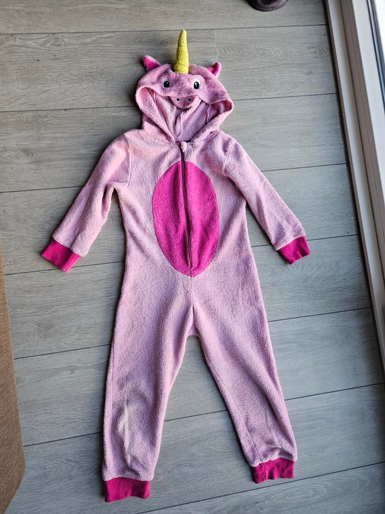 Onesie eenhoorn pyama of carnaval maat 110 / 116, Ophalen of Verzenden, 110 t/m 116, Meisje