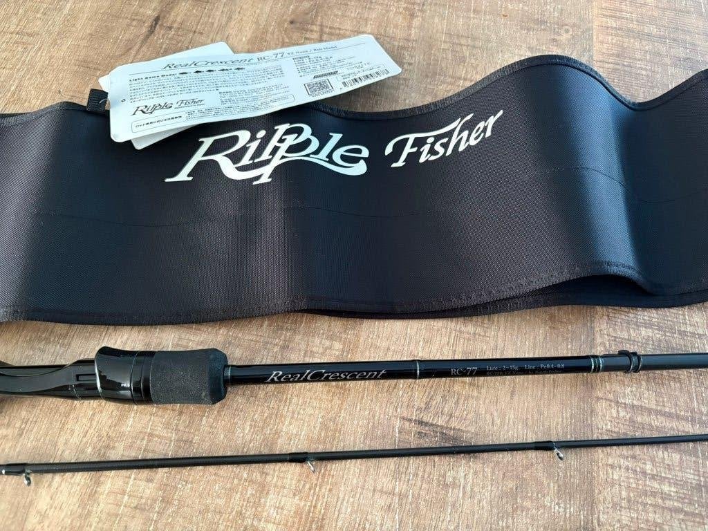 Ripple Fisher Real Crescent RC-77 (Baitcasting), Watersport en Boten, Hengelsport | Roofvissen, Ophalen, Zo goed als nieuw, Werphengel