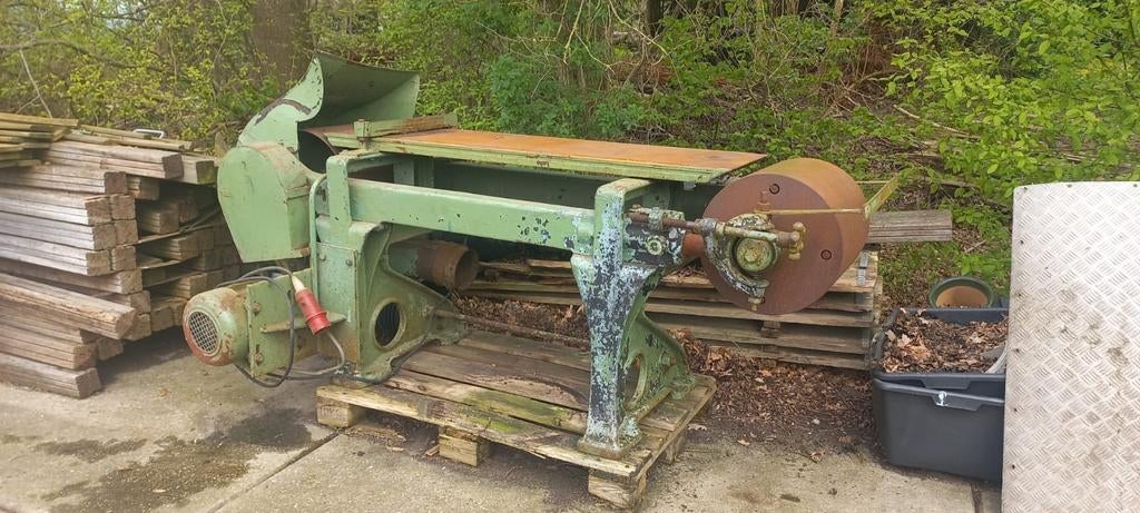 Schuurband machine vintage ., Doe-het-zelf en Verbouw, Gereedschap | Slijpmachines, Ophalen, Gebruikt, 1000 watt of meer, Overige typen