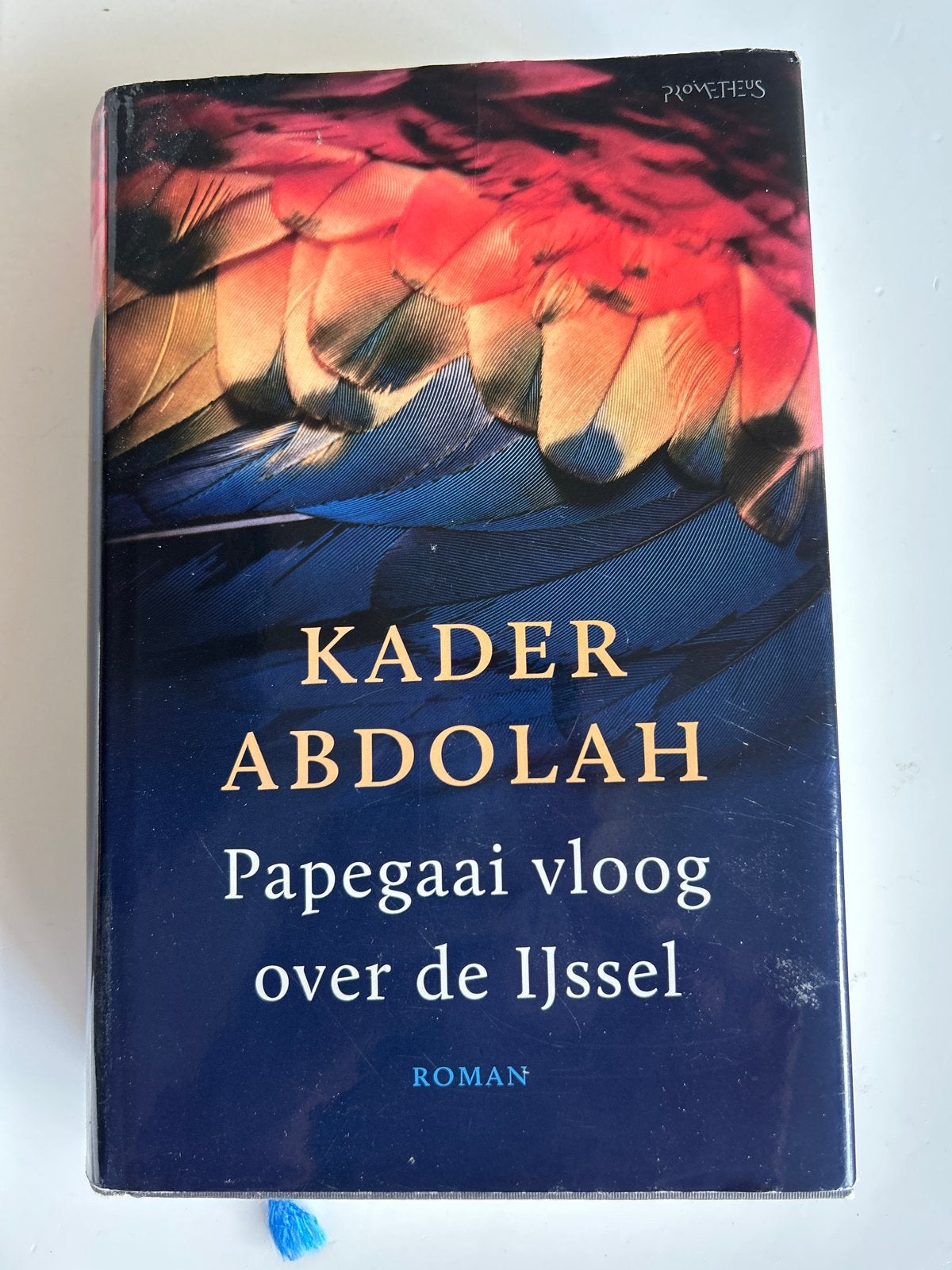 Kader Abdolah - Papegaai vloog over de IJssel - Roman, Boeken, Ophalen, Zo goed als nieuw, Nederland