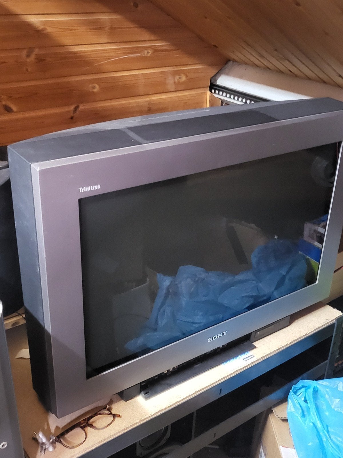 sony trinitronmet vga aansluiting Crt mooie tv met afhaalbaa, Ophalen of Verzenden, 50 Hz, Sony